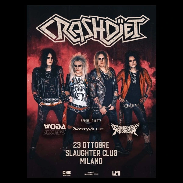 Woda Woda live Opening Act Crashdïet @ Slaughter Club