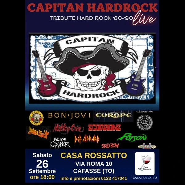 Capitan Hardrock live @ Ristorante Casa Rossatto