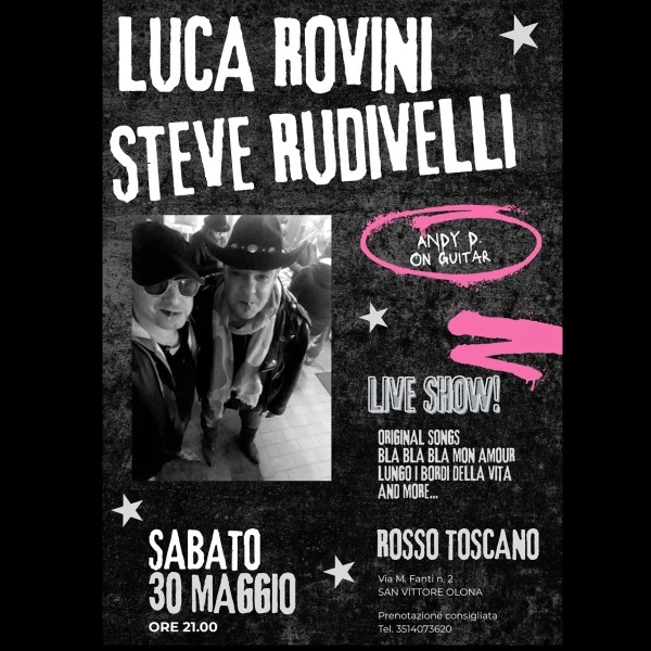 Luca Rovini & Steve Rudivelli Live Show cover